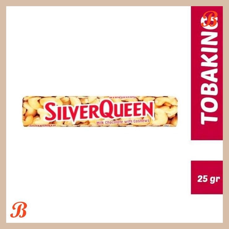 

| RMP | SILVER QUEEN MILK CHOCOLATE CASHEW 22 GR SILVERQUEEN COKLAT