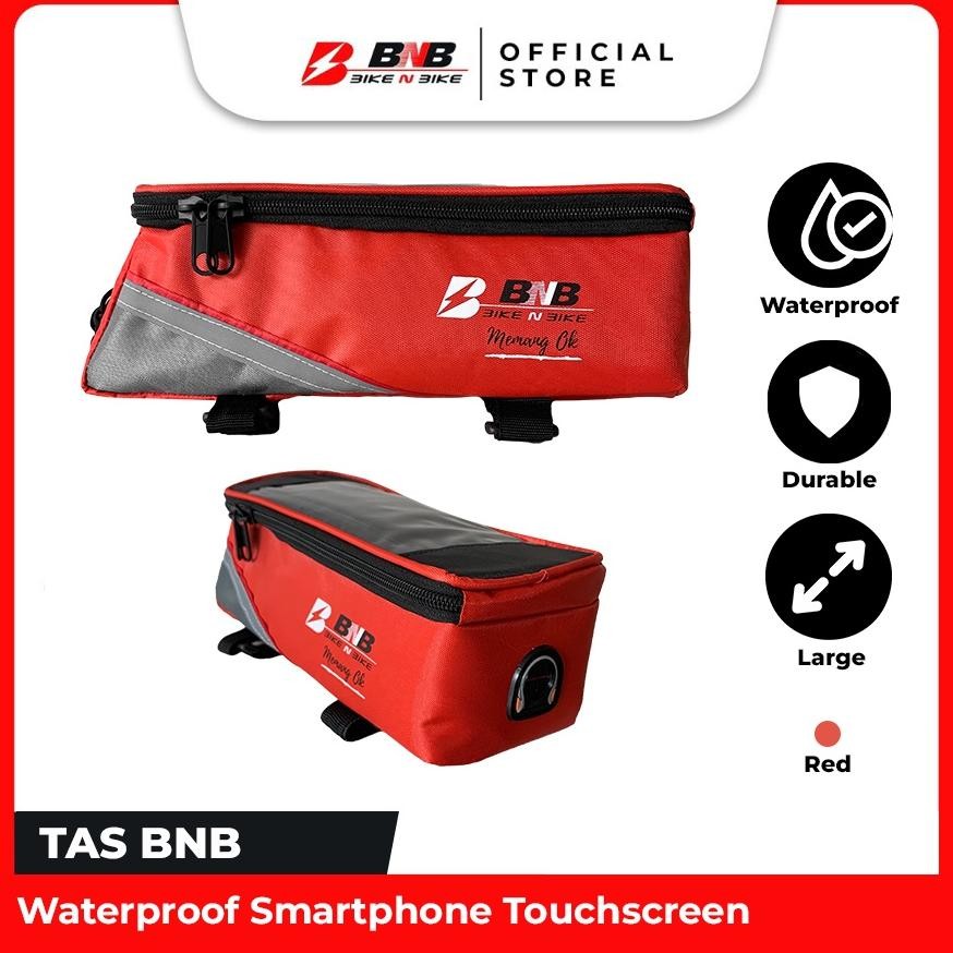 fh-46 Tas Sepeda BNB Anti Air Termurah Cocok Untuk Sepeda Gunung dan Lipat (Muat Botol Minum, Hp, Dl