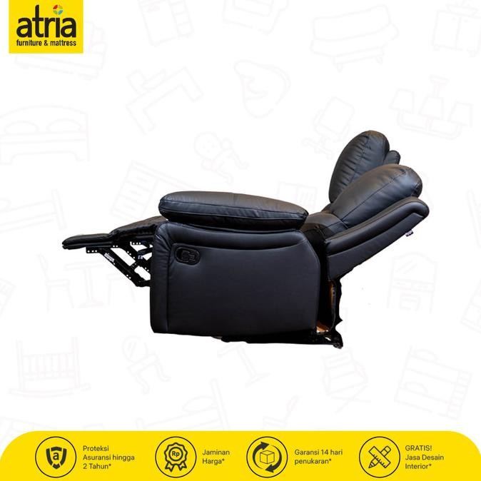 Sale Sofa Recliner Artificial Lather 3 Seater Atria Livana