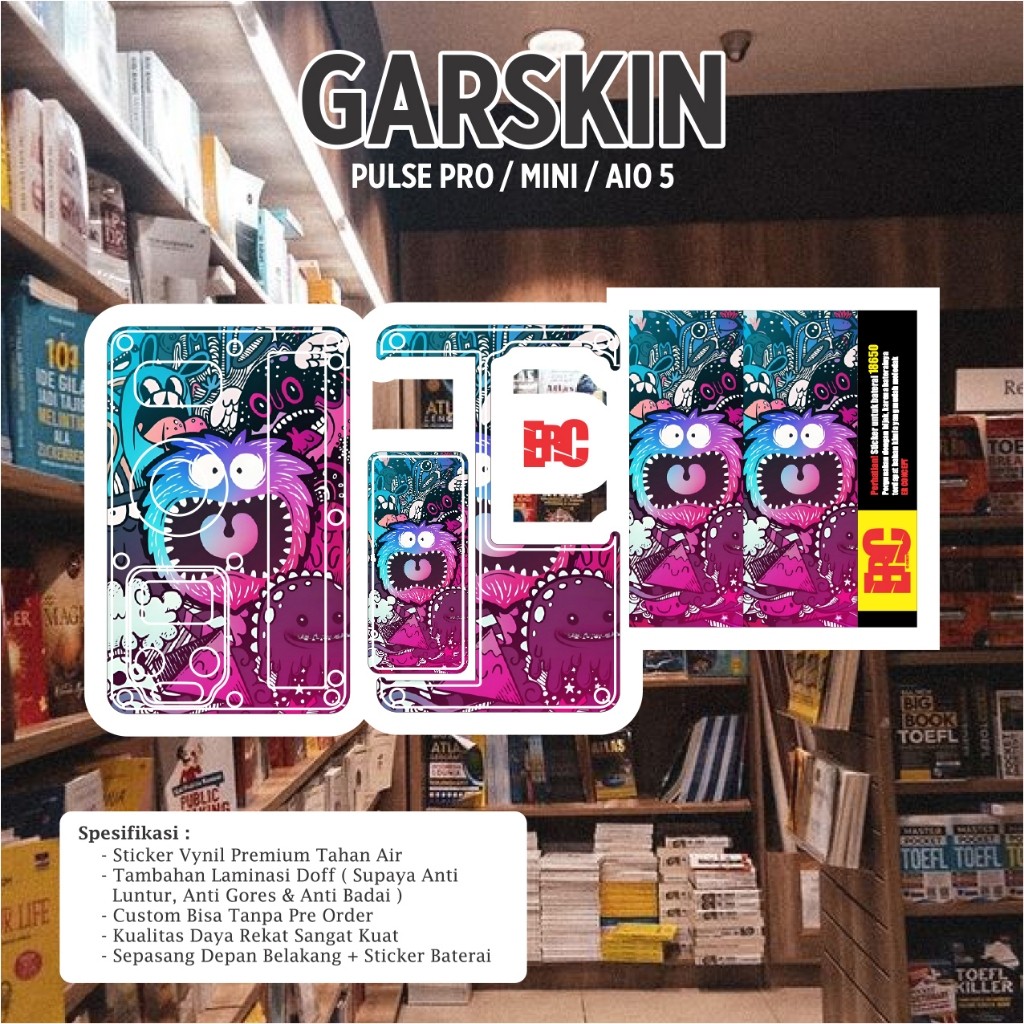 

*PromoTerjangkau* Er Concept Sipulse Bulat 21 Garskin Wrap Stiker Premium / X Casing Case COD