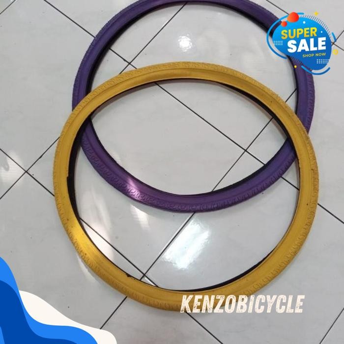 BAN LUAR 26 X 150 GENIO SEPEDA UKURAN 26 X 1.50 WARNA HIJAU BIRU MERAH ONGKIR NOL