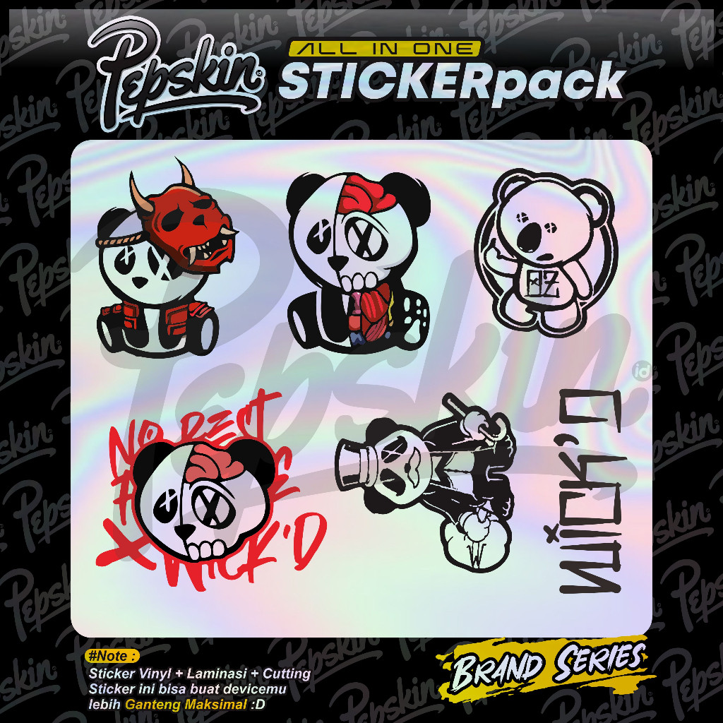 

*PromoTerjangkau* Pack Hologram Brandmix 03 Garskin Wrap Stiker Premium / X Casing Case COD