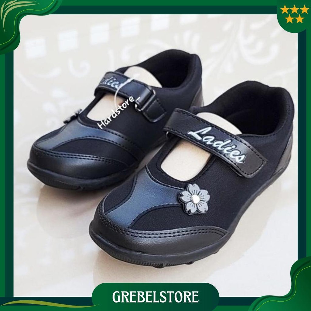 Sepatu Anak Perempuan Tk / Sd Sepatu Sekolah Wanita Sneakers Cewek 26-35 Ori