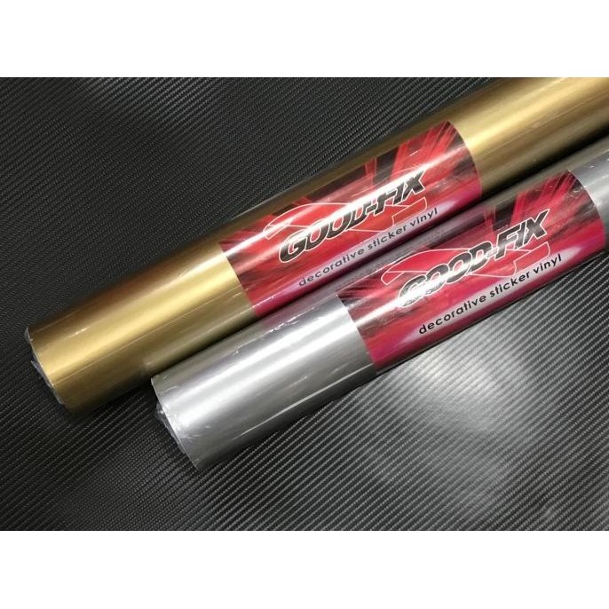 

STIKER / STICKER VINYL GOODFIX GOLD / SILVER ROLL (45CM X 15M) HIGH QUALITY