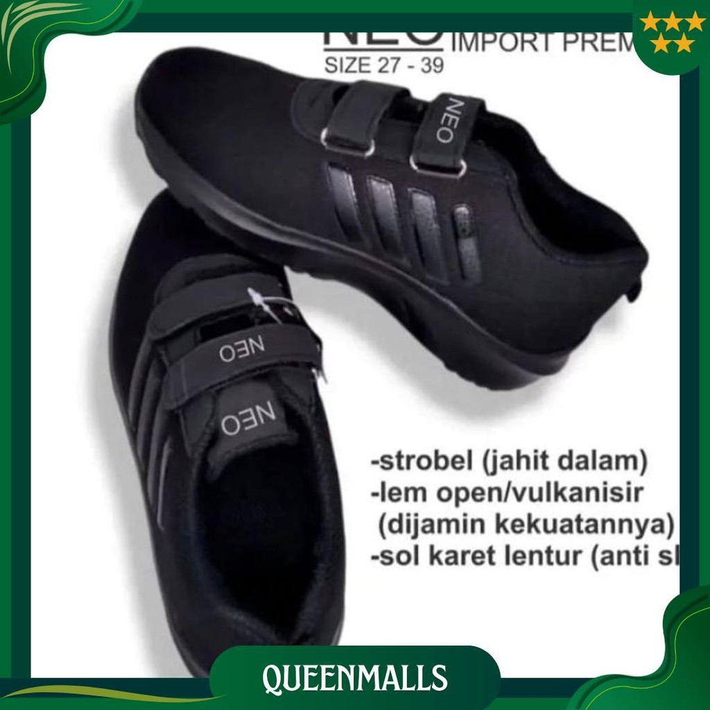 Sepatu Sneakers Adidas Anak Sekolah Paud,Tk,Sd Kualitas Premium Fashion Promo Puncak