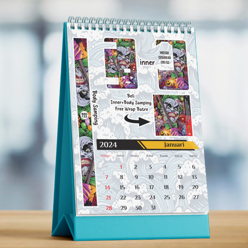 

*PromoTerjangkau* B80 122 Garskin Wrap Stiker Premium / X Casing Case COD