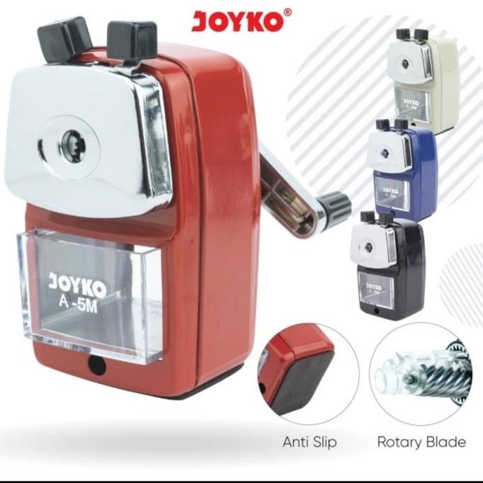 

Diskon!! Sharpener / Rautan / Serutan Putar A-5M Joyko