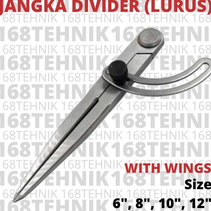 

Murah!! Jangka Besi 4" Jangka Lurus Sayap 4 Wing Compass Caliper 4 Inch