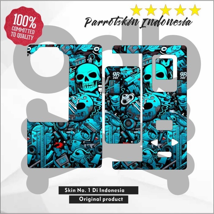 

*PromoTerjangkau* B80 Inner Katalog Keren Monster Pink By Urbanite Store Skull Blue Garskin Wrap Stiker Premium / X Casing Case COD