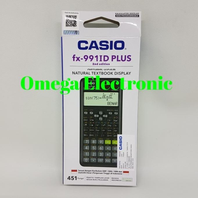 

CASIO FX 991 ID PLUS - SCIENTIFIC KALKULATOR