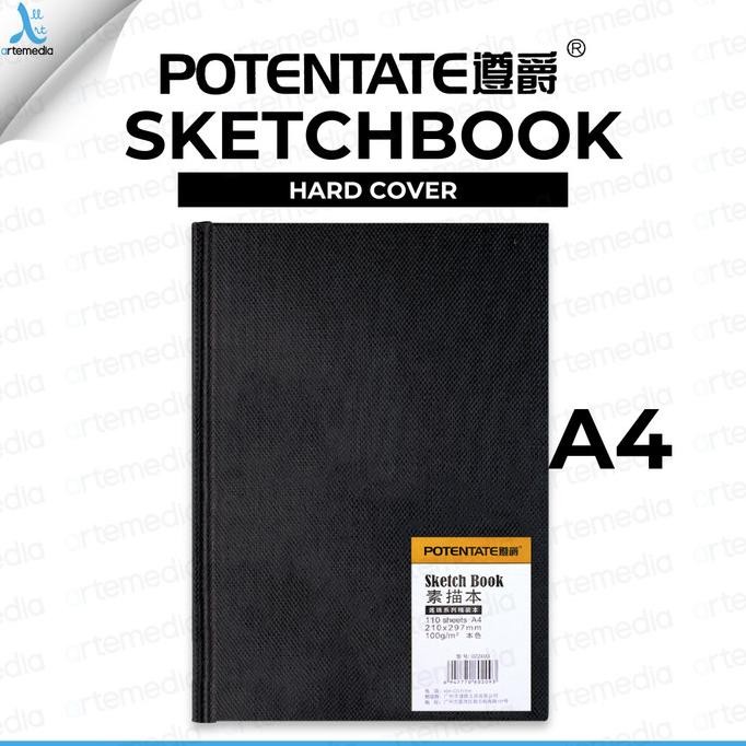 

Potentate Sketchbook A4 Hard Cover Stitch Bound Buku Sketsa