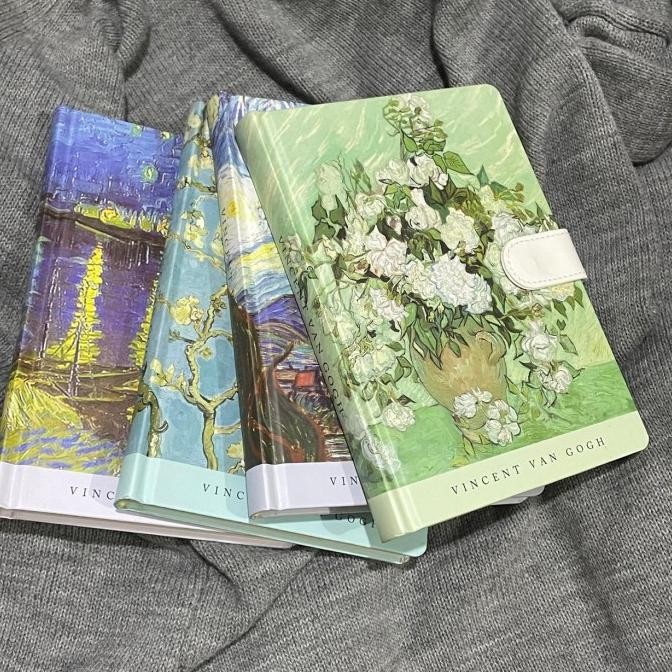 

Van Gogh Hardcover Sketch Book | Plain Paper Artbook | Blank Paper Retro Notebook