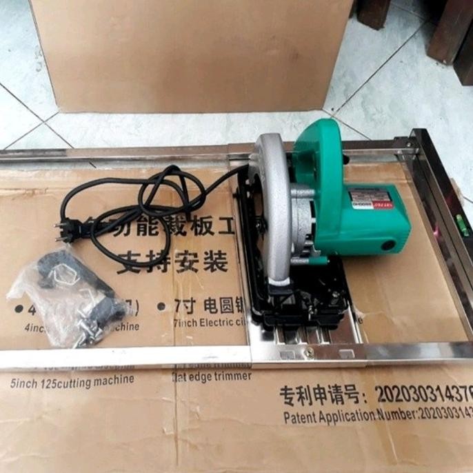 Alat Bantu Potong Kayu Papan Track Circular Saw 820x410mm Circle Track