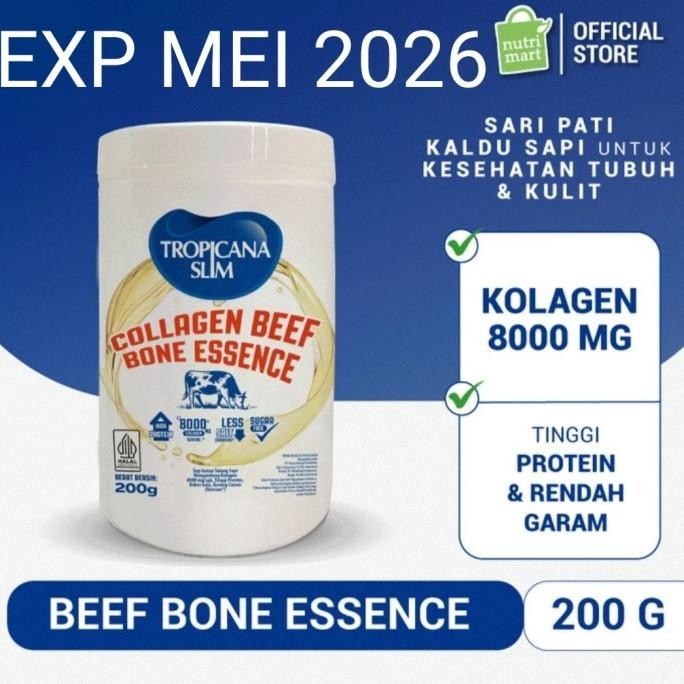 

Tropicana slim collagen beef bone essence 200 g- sari pati sapi