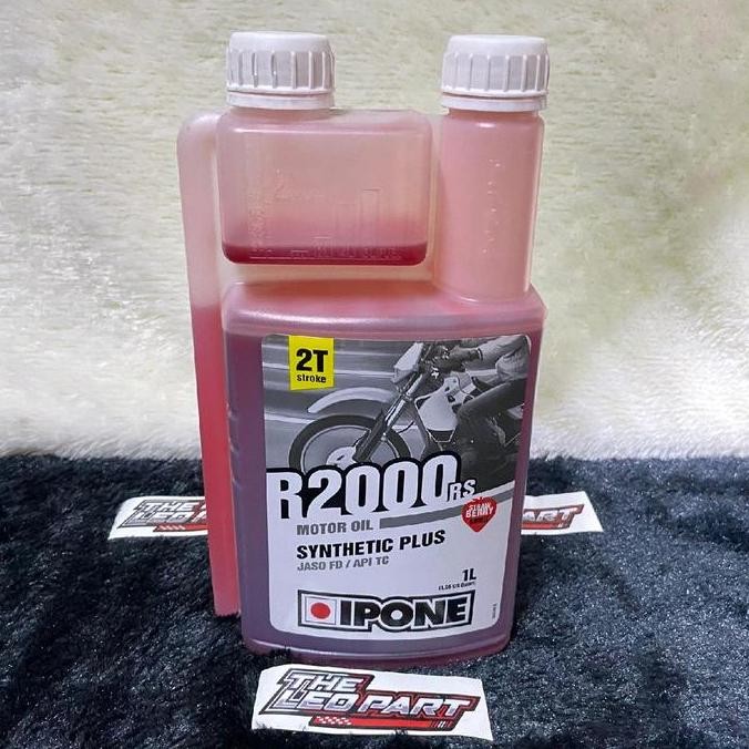 TERMURAH - tak Oli Samping R2000 Ipone 1 Liter Strawberry Original untuk Motor - Motorcycle, Oil Ken