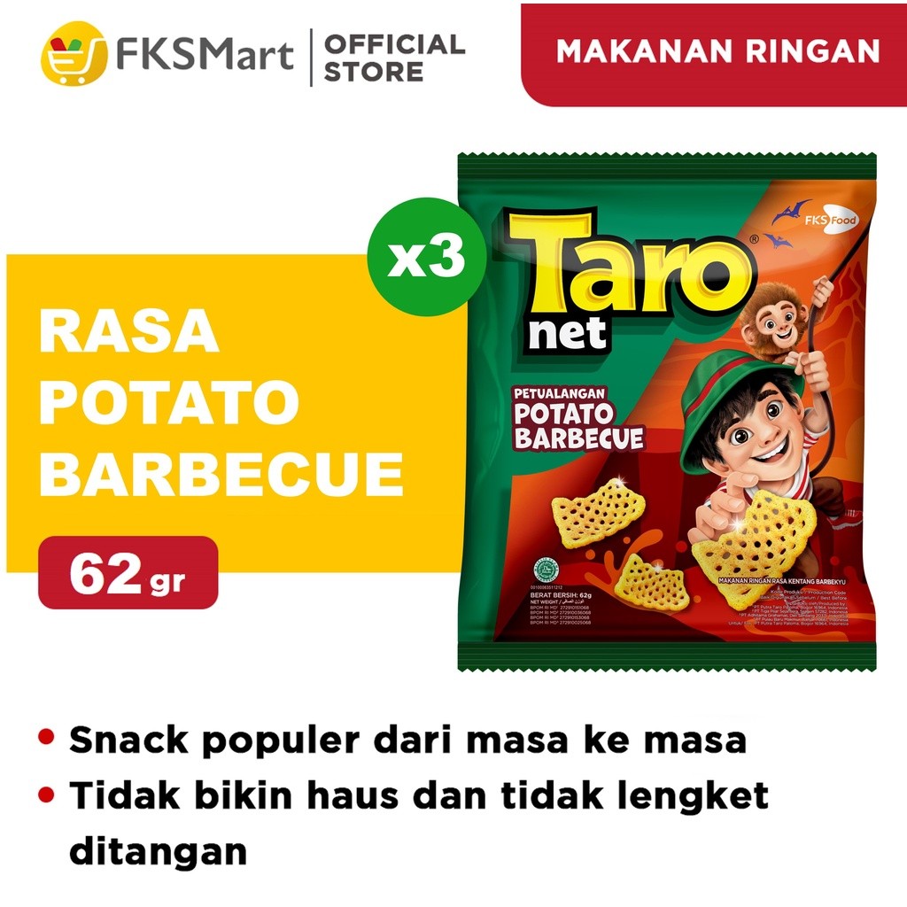 

Taro Net Family Pack Paket Isi 3