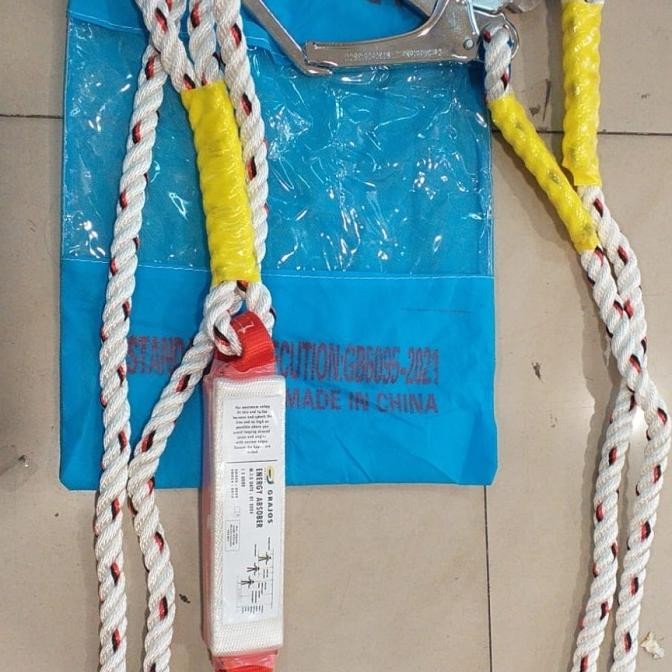 

Absorber Double Lanyard Hook Besar / Dobel Lanyar 2 Hook Besar New Stok