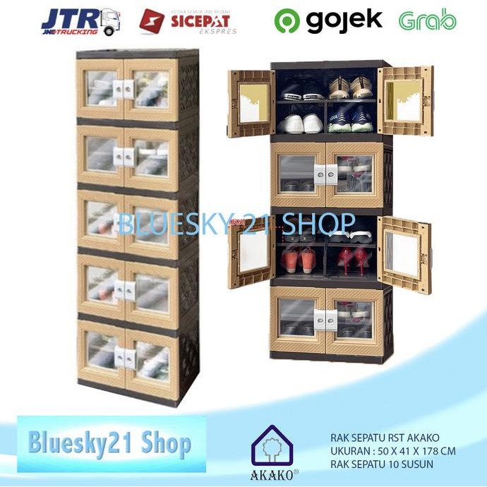 LEMARI SEPATU + KACA / LEMARI KACA AKAKO / LEMARI SEPATU AKAKO MURAH