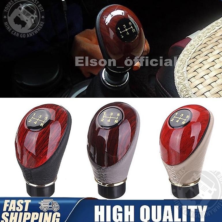 Universal Knop Perseneling Mobil /Knop Gear Knob/Kayu Type R Tuas Gigi Perseneling Transmisi Mobil M