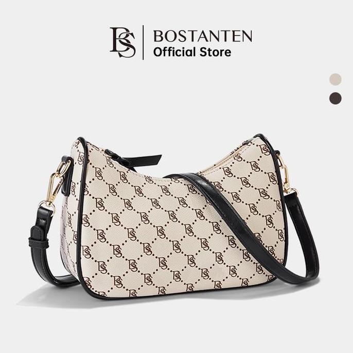 Sale Hobo Bag Bostanten Monogram Slingbag Tas Selempang Wanita Tas Rantai Wanita Kulit Sintetis