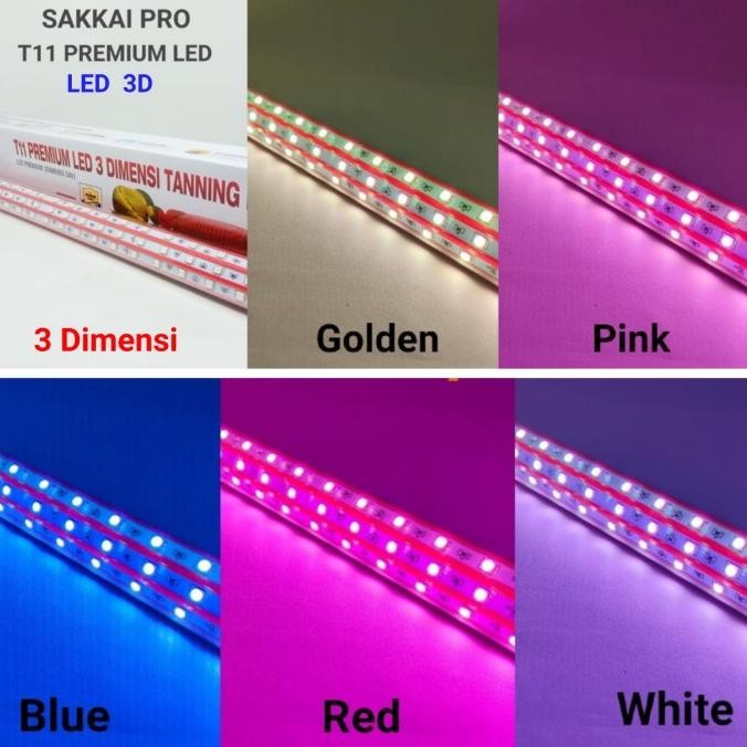 Grosir Led Tanning Aquarium 3 Dimensi, 5 Mode Warna Sakkai Pro T11-1200