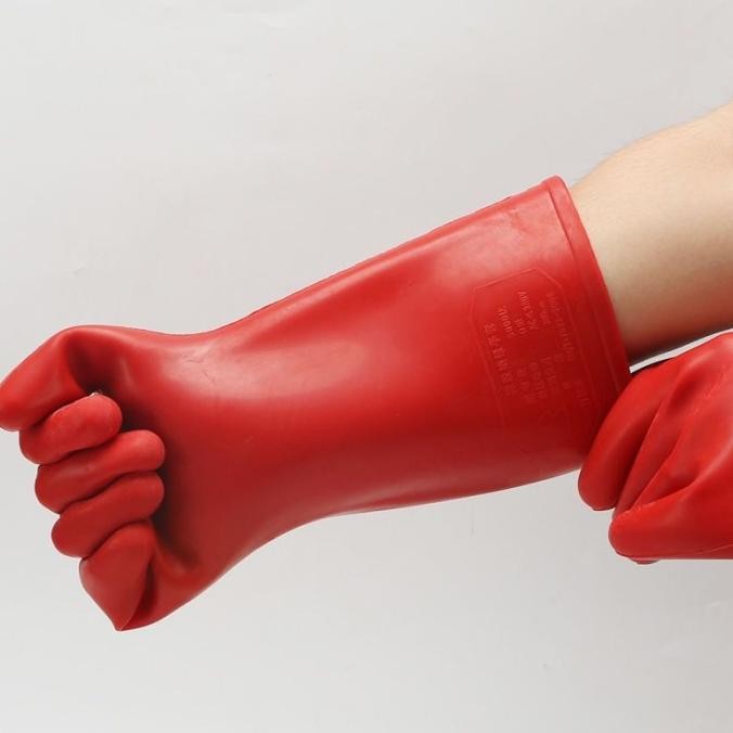 2Pcs Sarung Tangan Listrik Anti Setrum 12Kv Sarung Tangan Anti Listrik New Stok