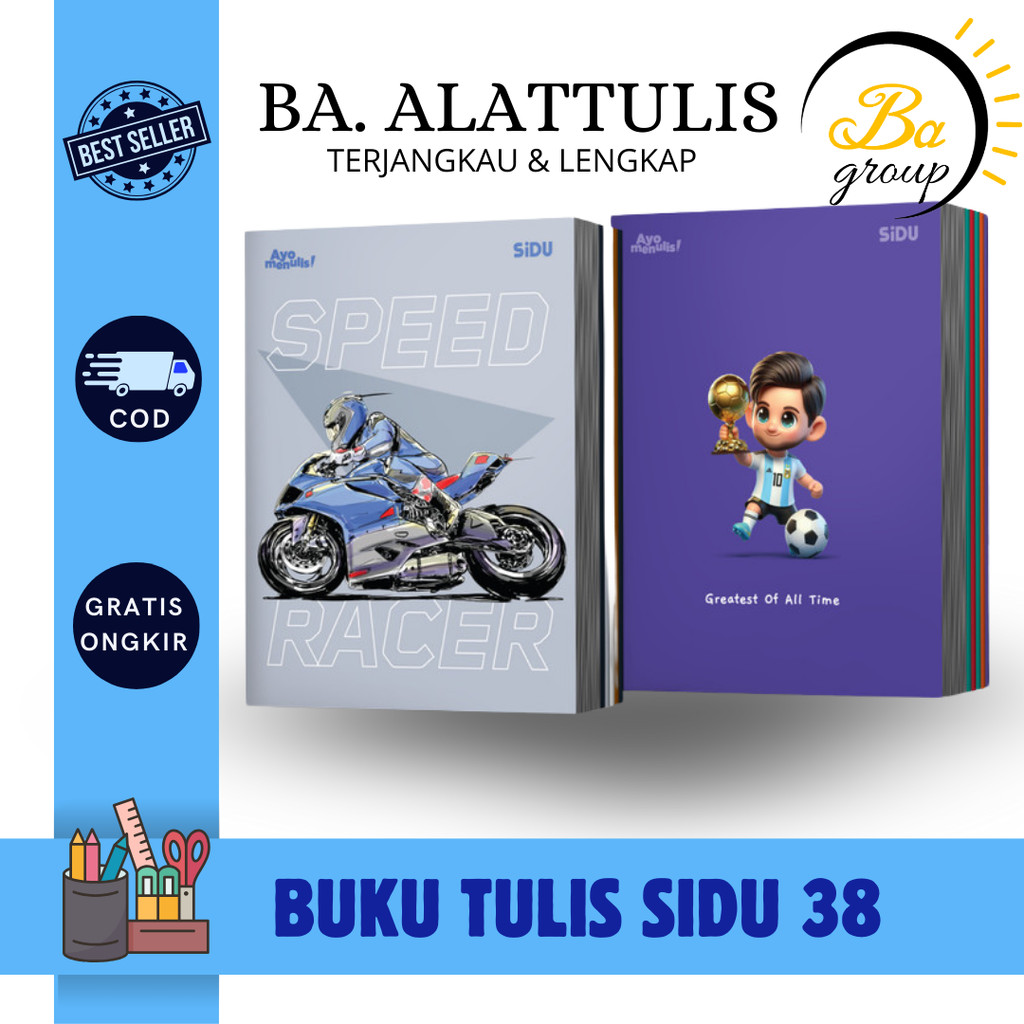 

SiDU Buku Tulis 38 Lembar - BA.ALATTULIS