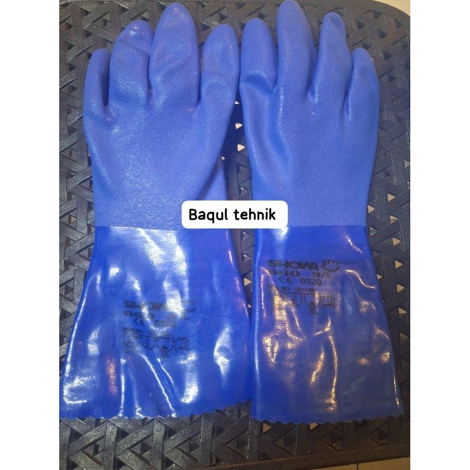 Showa 660/ Sarung Tangan Kimia/ Chemical Glove New Stok