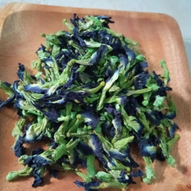 

:>:>:>:>] 10 gr bunga telang kering/teh bunga telang/dried butterfly pea flower