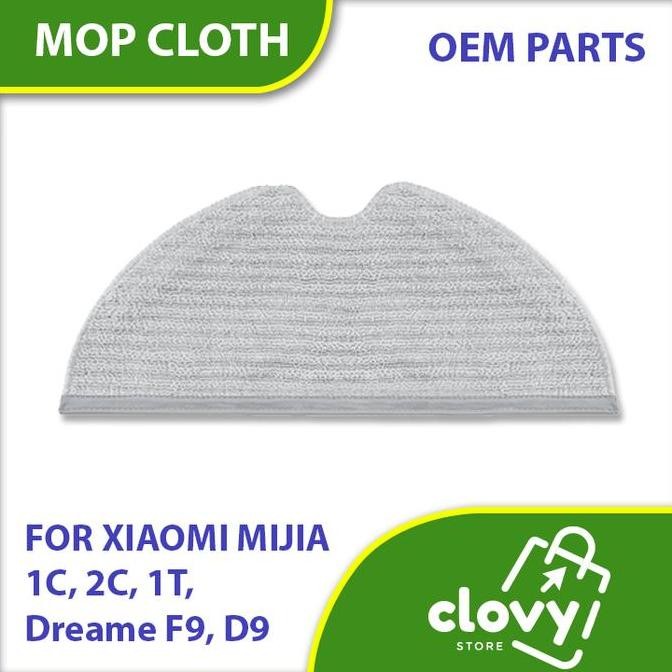 Produk Terbaik] Mop Cloth for Xiaomi Mi Mijia 1C, Dreame F9, Dreame D9 Robot Vacuum