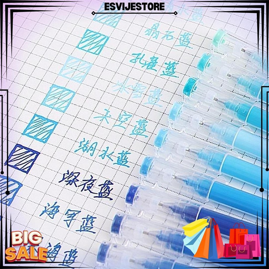 

Surabaya Winzige 9Pcs Pulpen Gel Set / Pulpen Warna Warni / Gel Pen 0.5Mm / Pena Aesthetic Morandi Pastel Warna / Pulpen Coloring Alat Tulis Stationery D Termurah