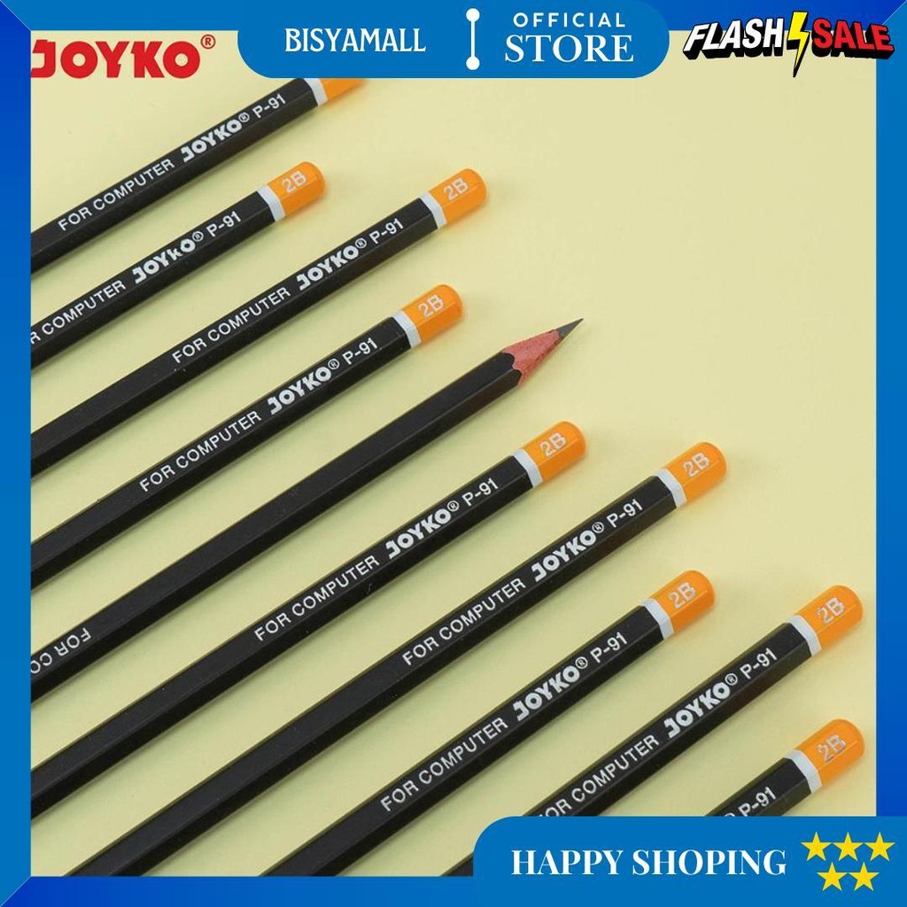 

Pencil Pensil Joyko P-91 2B 1 Box 12 Pcs D Promo Puncak