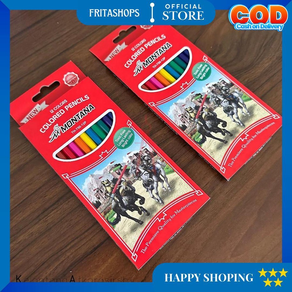 

Pencil / Pensil Warna Montana 12 Warna Panjang / Montana Colour Pencil D Terlaris
