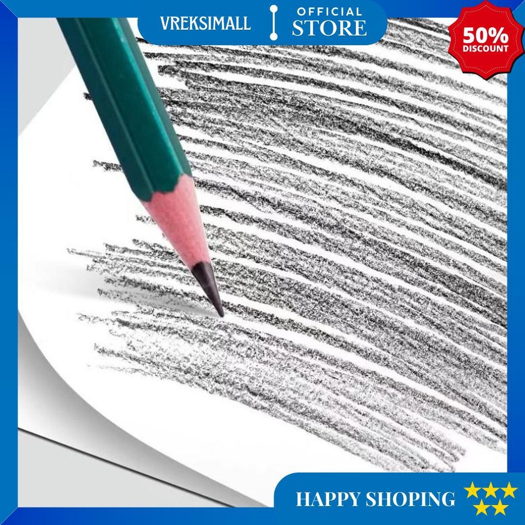 

Fivevoo Pensil 2B Hb Pensil Tulis Sekolah 1 Pack / Pensil Ujian / Pensil Sketsa /Charcoal Pensil Set D Gratis Ongkir