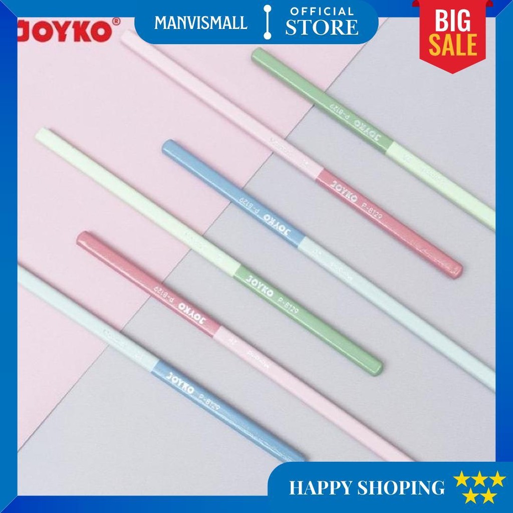 

Pensil Pencil Joyko P-8129 Morandi Pastel 2B 1 Box 12 Pcs Morandi D Gratis Ongkir