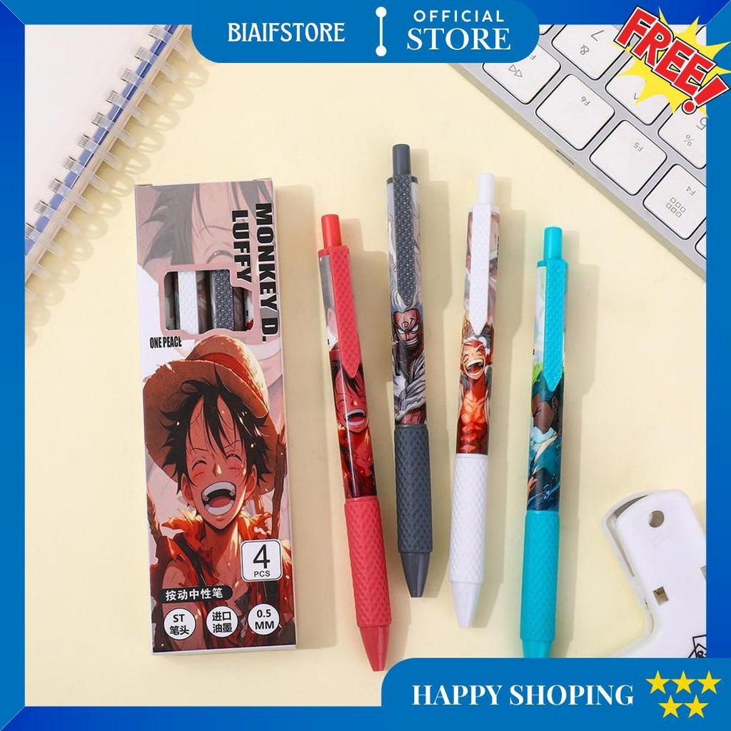 

Terfavorit! 1 Set Isi 6 Pcs Pulpen Gel Mekanik Tinta Hitam 0,5 Mm Motif Kartun One Piece, Spongebob D Sale