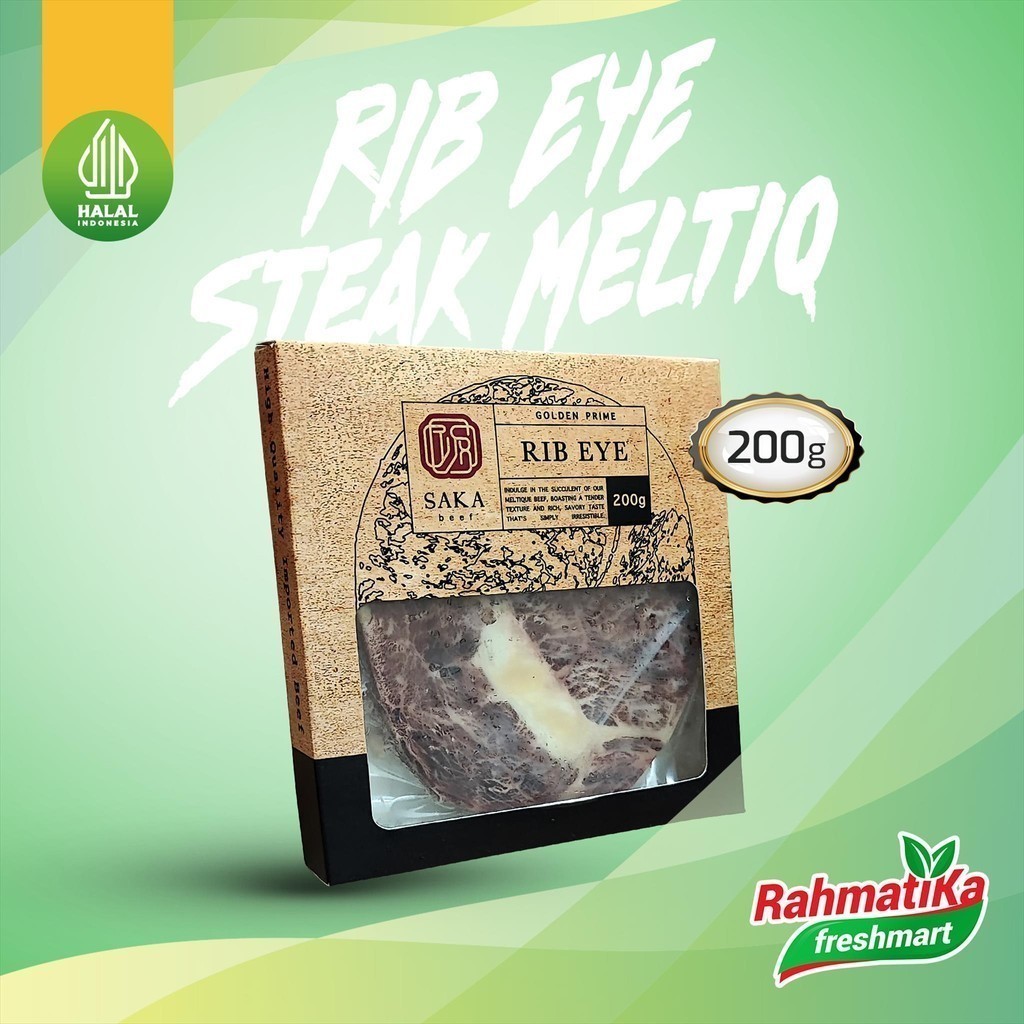 

Rib Eye Meltique Beef / Daging Steak Sapi Ribeye Meltique 200 gr