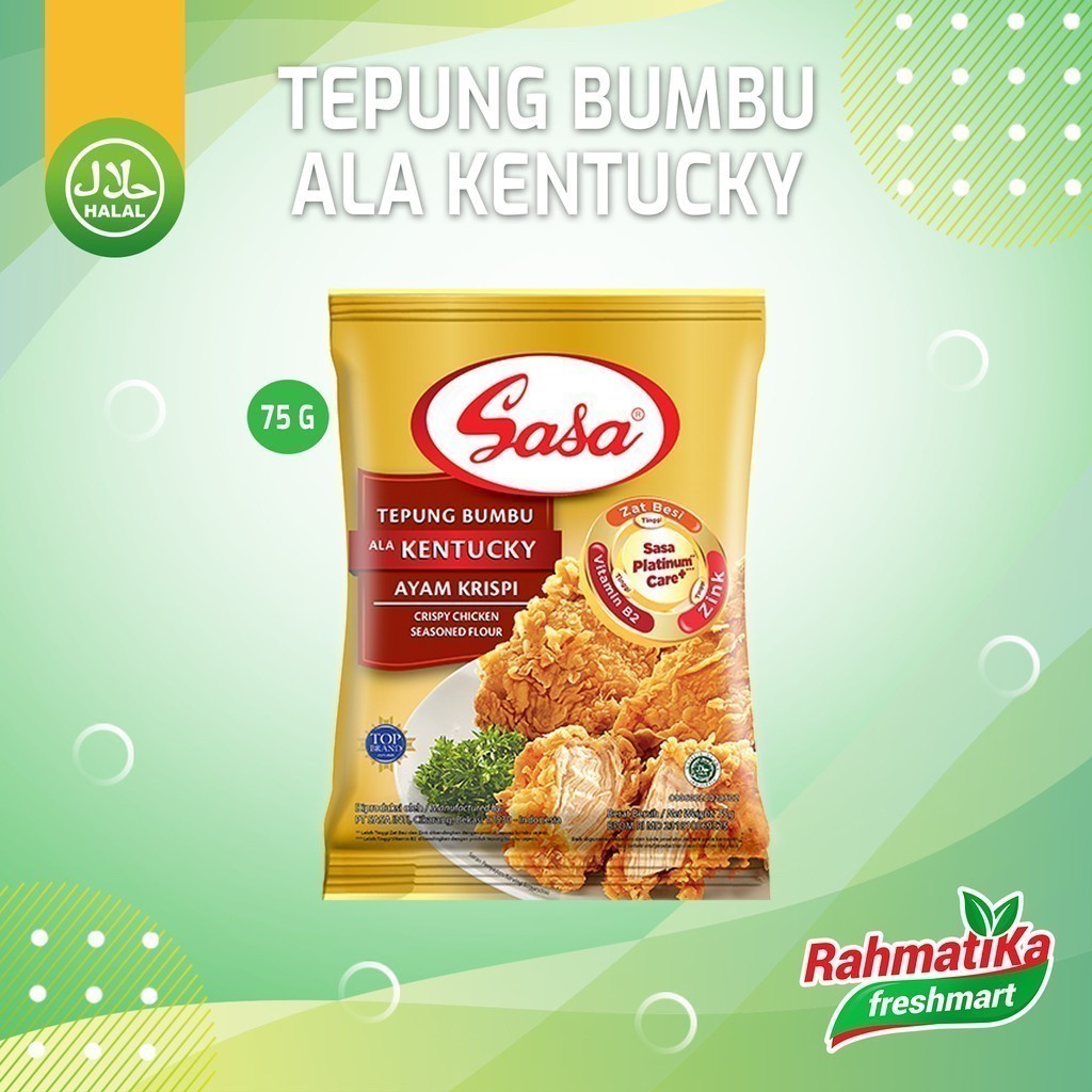 

Sasa Tepung Kentucky Ayam Krispi 75 gr