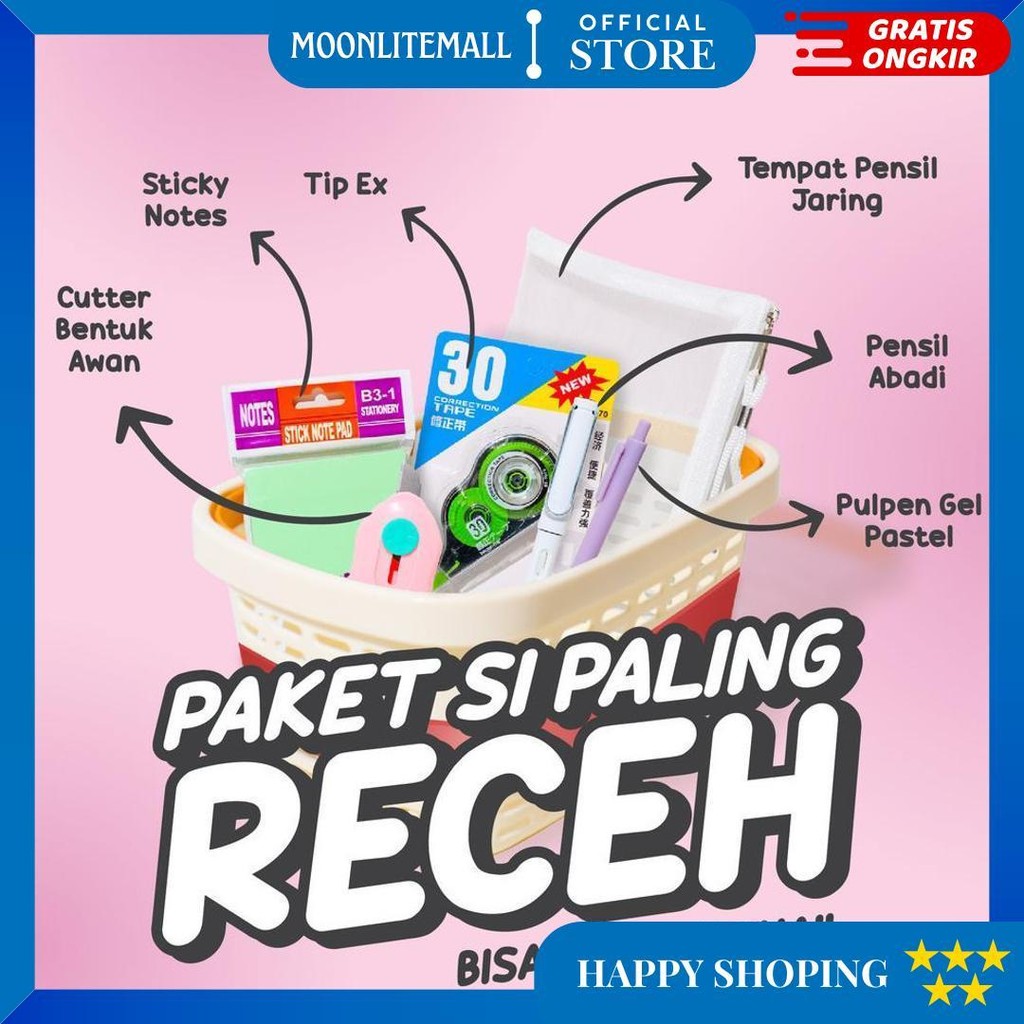 

Flashee Paket Alat Tulis Sekolah 6In1 Back To School Tempat Pensil Set D Promo 4.4