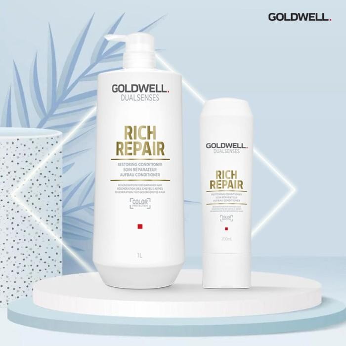 Goldwell Dualsenses Rich Repair Restoring Conditioner | rambut rusak