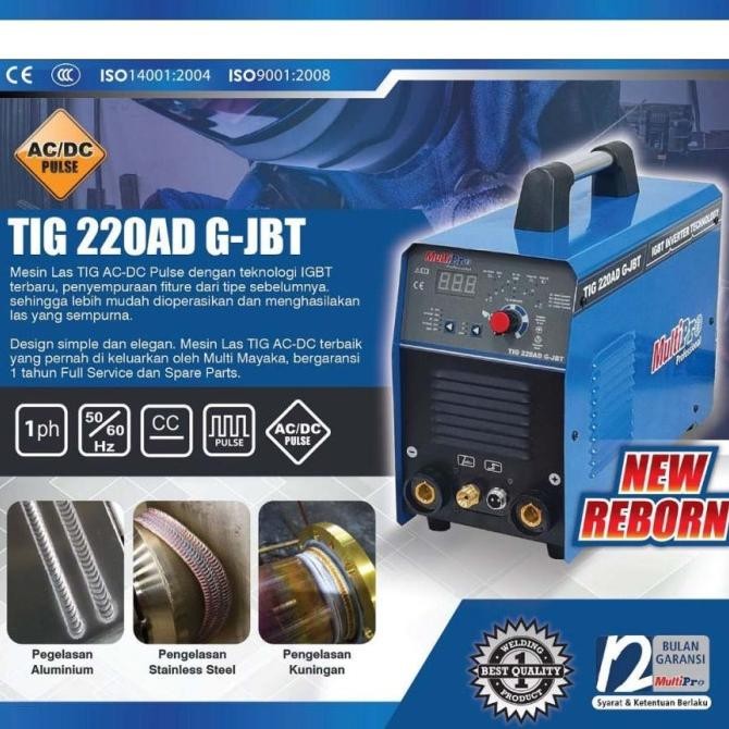 Sale Multipro Tig 220Ad M-Jb - Mesin Las Ac Dc Besi Stainless Alumunium