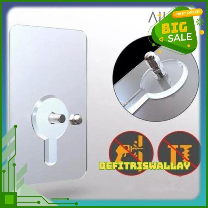 GANTUNGAN TEMPEL BENING MAGIC HOOK TANPA BOR MUR STIKER RAK BAJU AJAIB KUALITAS TERBAIK