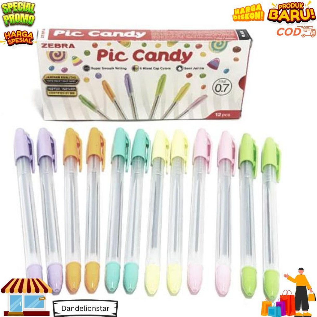

Harga Grosir (1 Kotak/12Pcs) Pulpen Gel Fancy Sq-889 0.5Mm D Sale