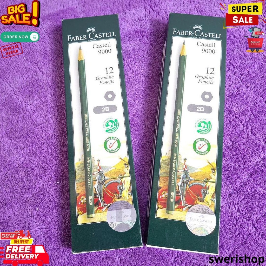 

Pensil Faber Castell 2B Originall- Termurah & Terlaris D Terlaris