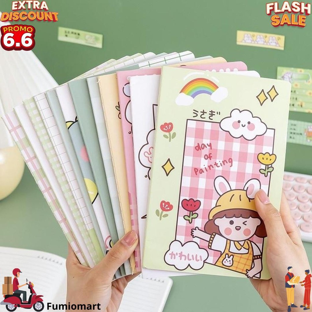 

Buku Tulis Sekolah - Notebook Murah - Catatan Sekolah - Writing Book - Buku Tulis Murah A5 Garis [Thehanscorner] D Cod