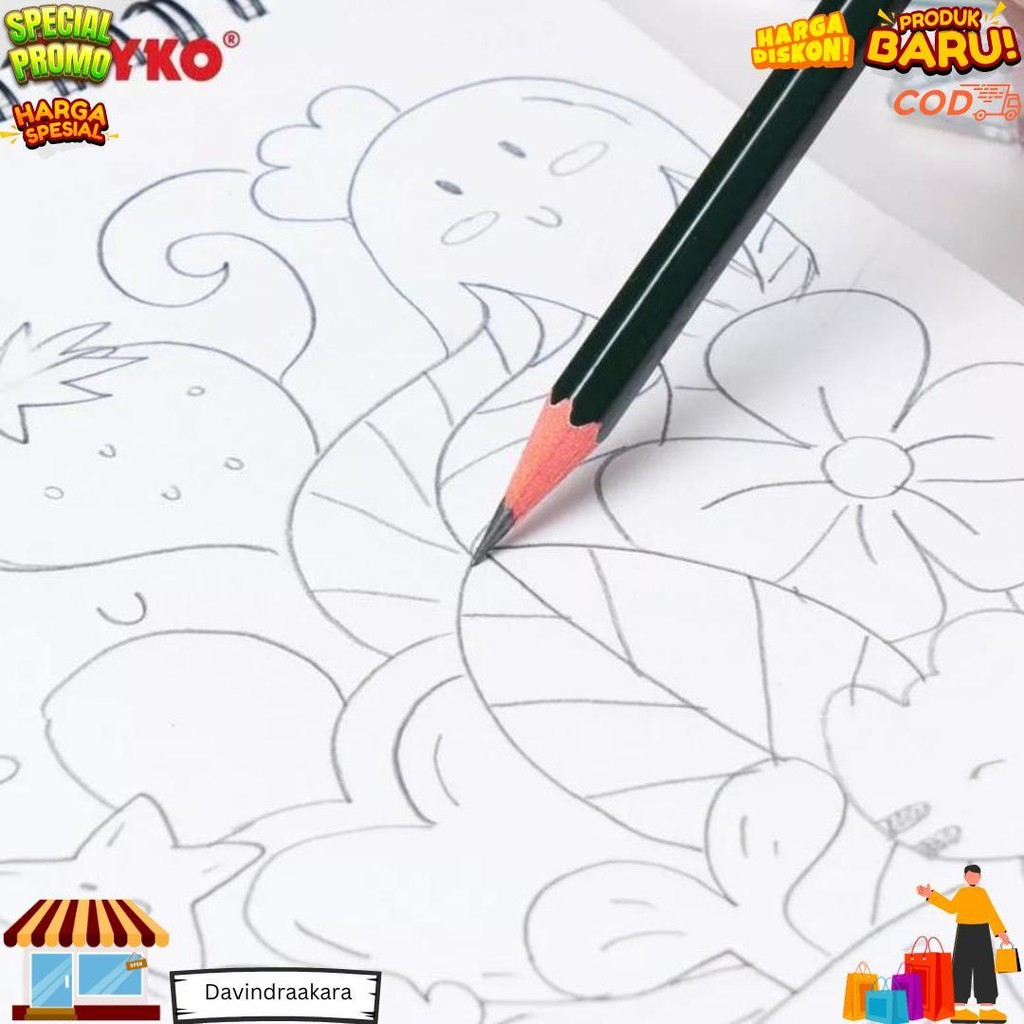 

Pensil 2B Joyko P-88 - 1 Lusin 12 Pcs D Termurah