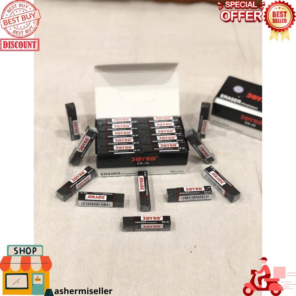 

(10Piece) Penghapus Hitam/ Hapusan D Promo Puncak