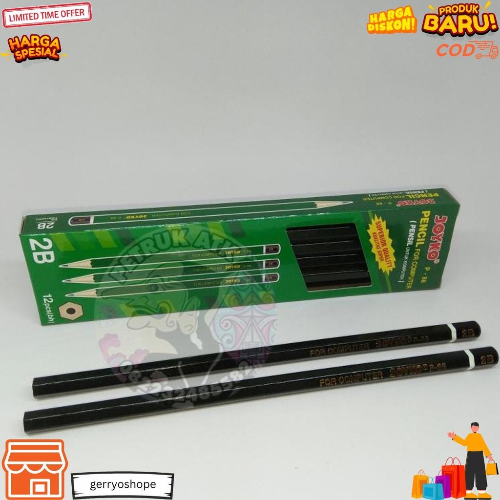 

[Pak] Pensil 2B Joyko P-88 (12 Pcs)* D Promo Puncak