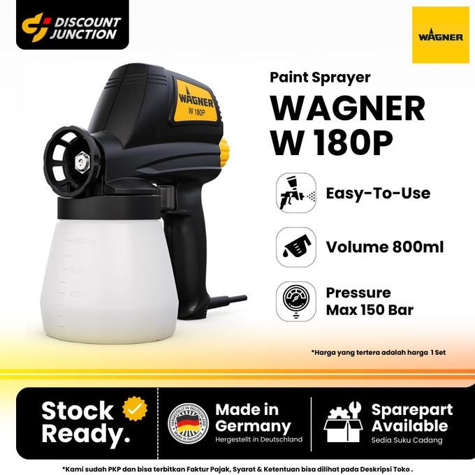 Spray Gun Nastar Chocolate Wagner W180P Germany New Ready Grosir