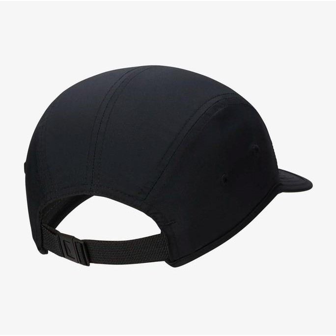 Nike Dri-Fit Fly Swoosh Cap Black Fb5624-010 Unstructured 5-Panel Topi Original 100% Co